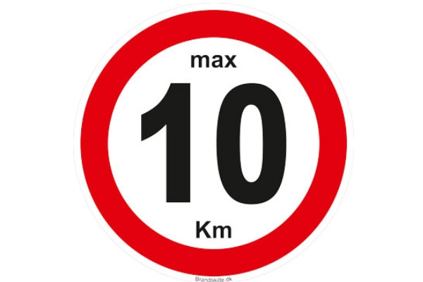 Hastighedsbegrænsning Max. 10 K1-315mm i Diam. (518) - Helpansafety